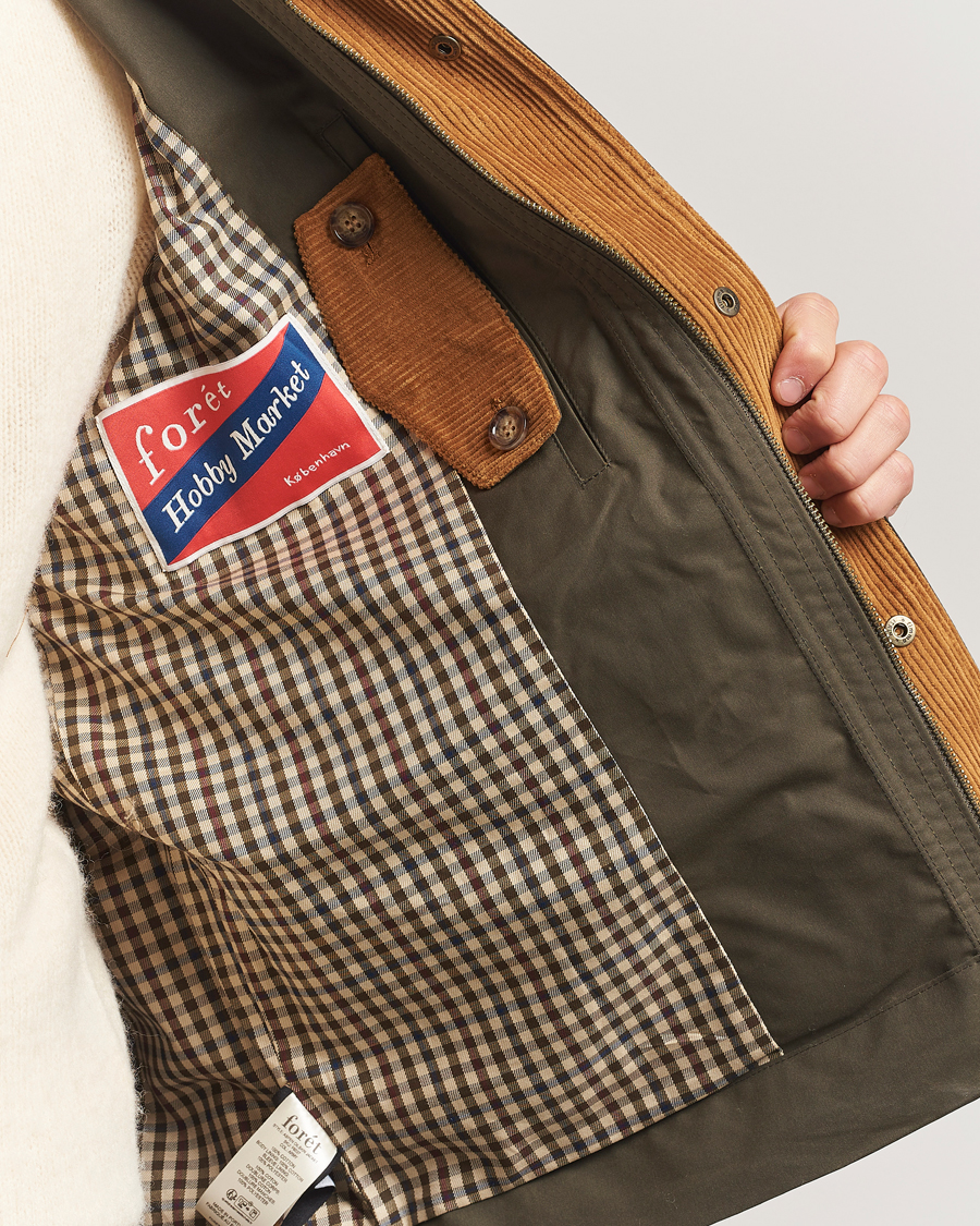 Herre | Jakker | Forét | Aspen Oilskin Jacket Army