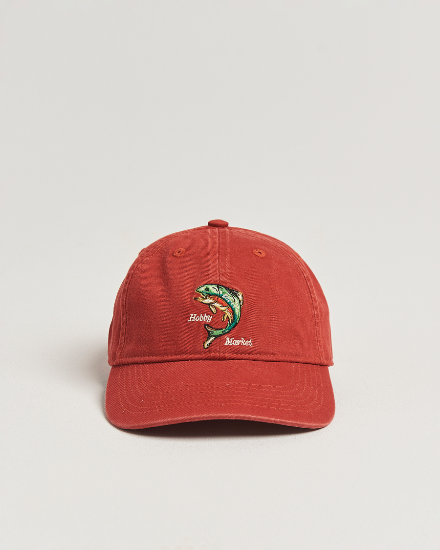 Herre | Hatte & kasketter | Forét | Catch Washed Cap Red