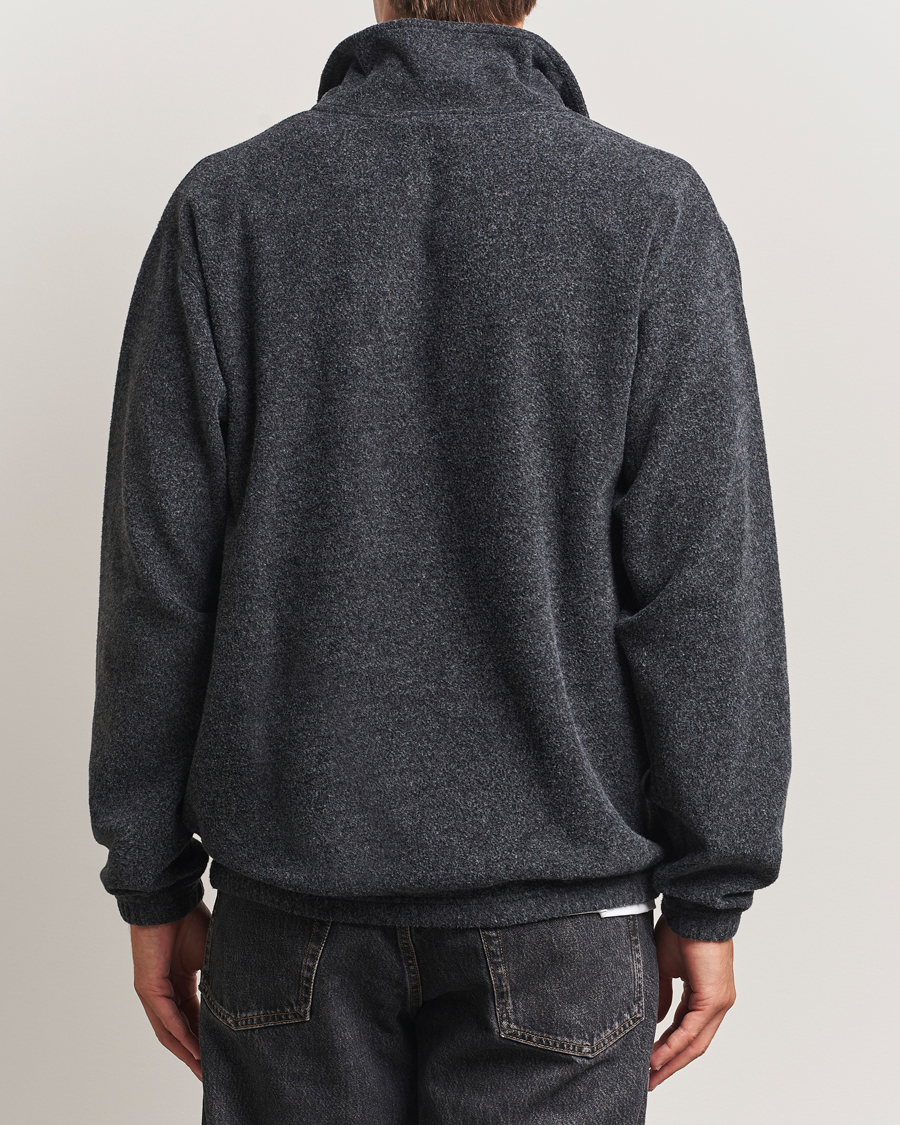 Herre | Trøjer | Forét | Elm Half Zip Sweatshirt Dark Grey Melange