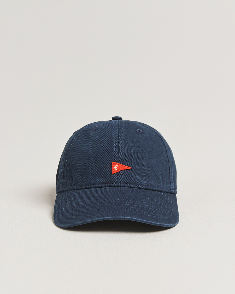 Herre | Hatte & kasketter | Forét | Flag Washed Cap Navy