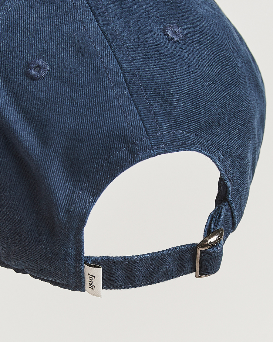 Herre | Hatte & kasketter | Forét | Flag Washed Cap Navy