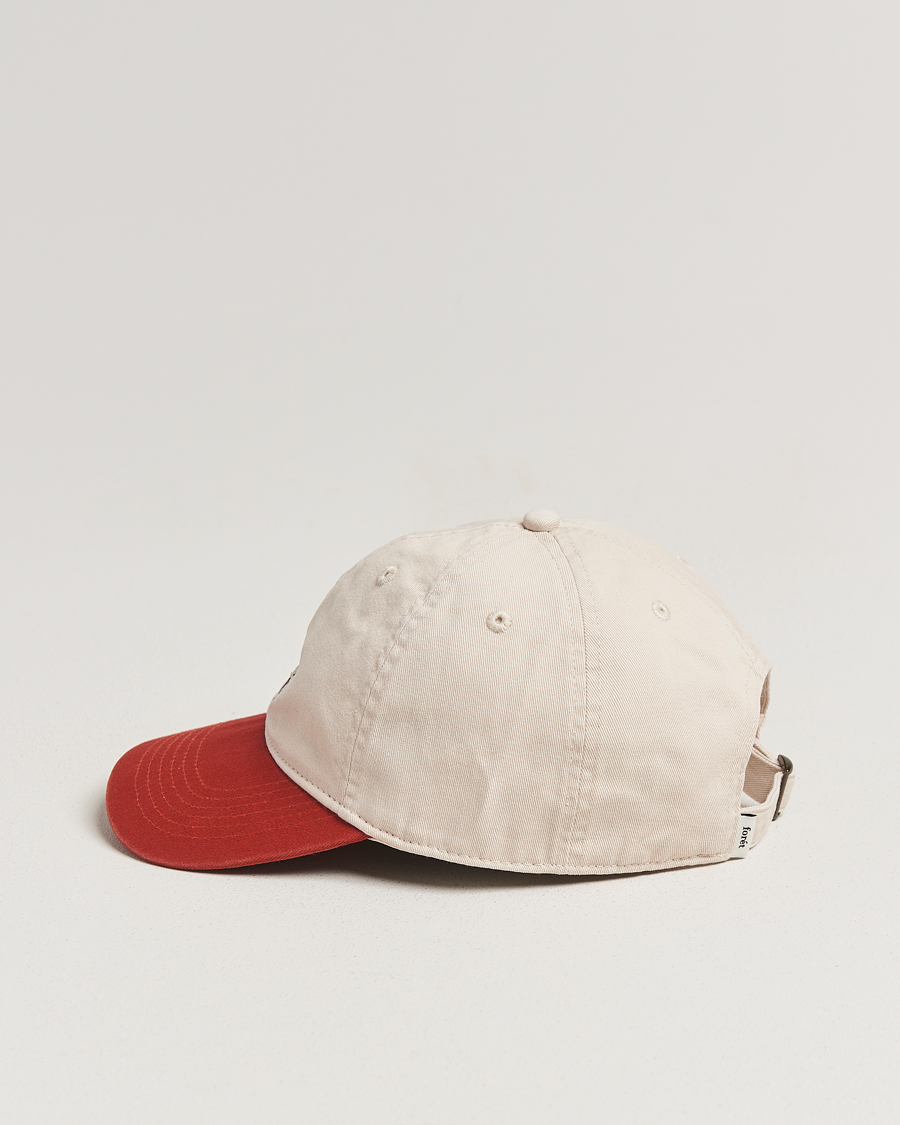 Herre | Hatte & kasketter | Forét | Hawk Washed 2-Tone Cap Cloud/Red