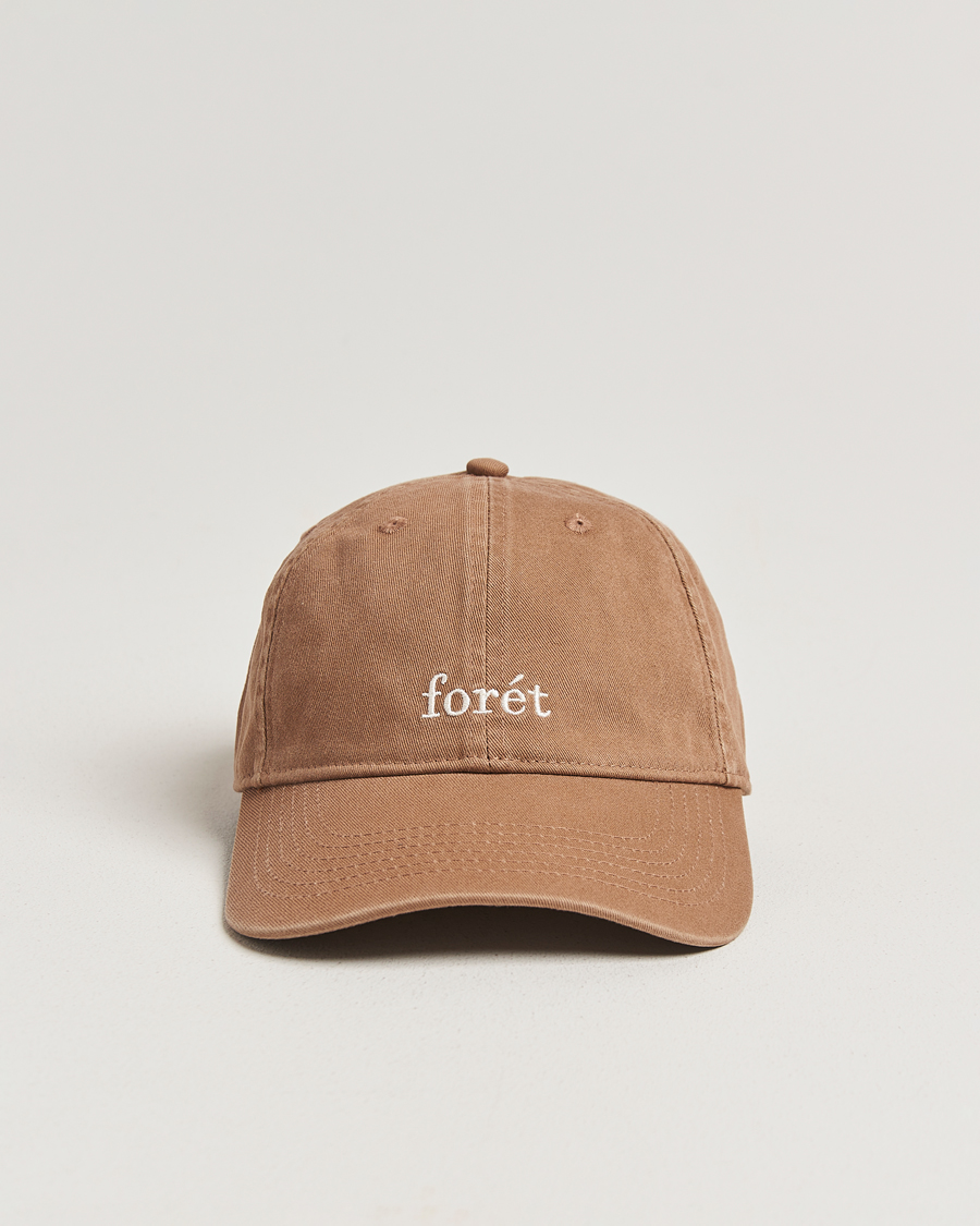 Herre | Hatte & kasketter | Forét | Hawk Washed Cap Burnt Khaki