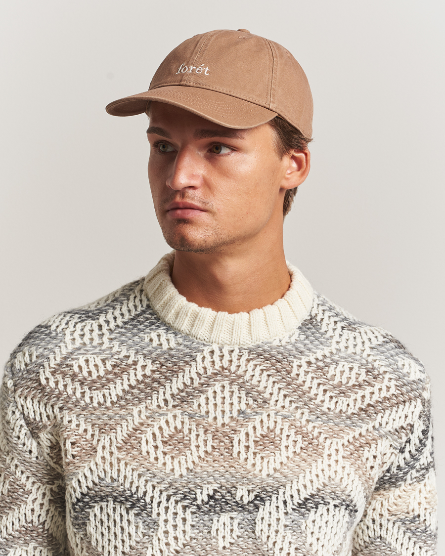 Herre | Hatte & kasketter | Forét | Hawk Washed Cap Burnt Khaki
