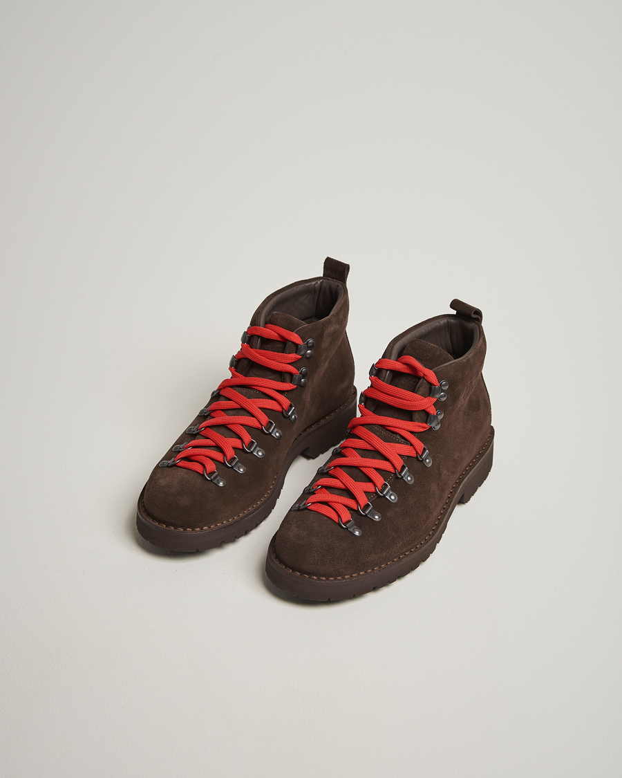 Herre | Støvler | Fracap | M120 Suede Boot Dark Brown