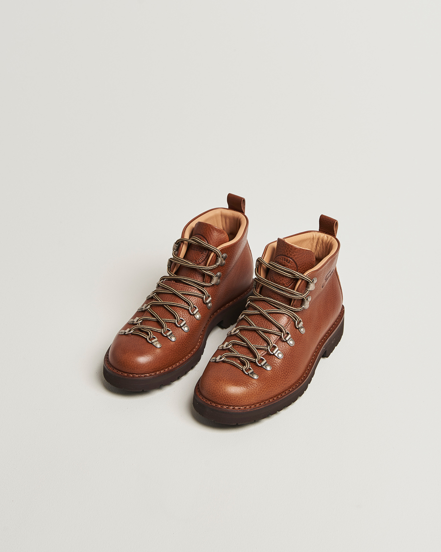Herre | Støvler | Fracap | M120 Grained Leather Boot Brown