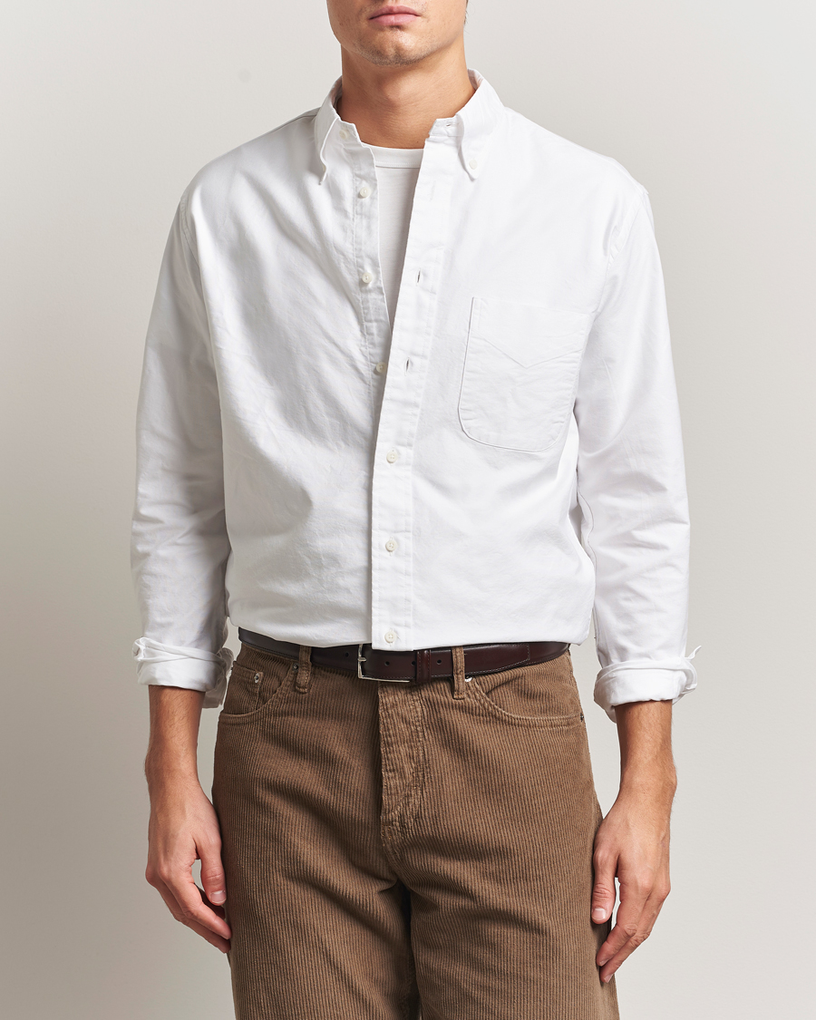 Herre | Skjorter | Gitman Vintage | Oxford Button Down Shirt White