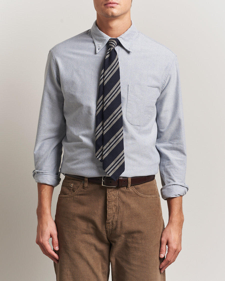 Herre | Skjorter | Gitman Vintage | Brushed Oxford Button Down Shirt Blue