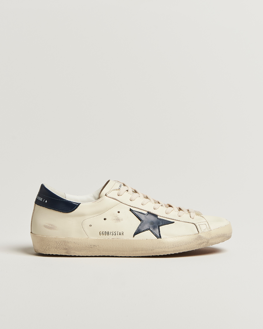 Herre | Sneakers | Golden Goose | Super-Star Sneakers White/Navy