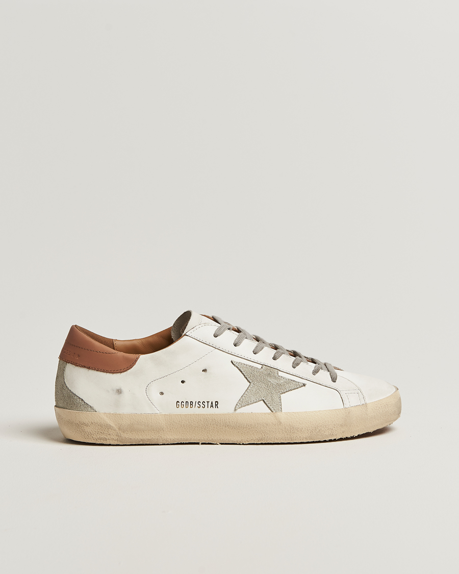 Herre | Sneakers | Golden Goose | Super-Star Sneakers White/Light Brown