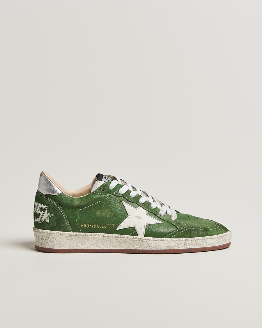 Herre | Sneakers | Golden Goose | Ball Star Sneakers Green/White