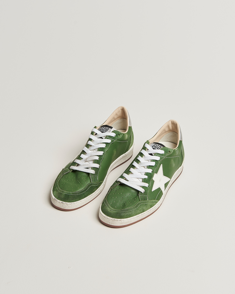 Herre | Sneakers | Golden Goose | Ball Star Sneakers Green/White