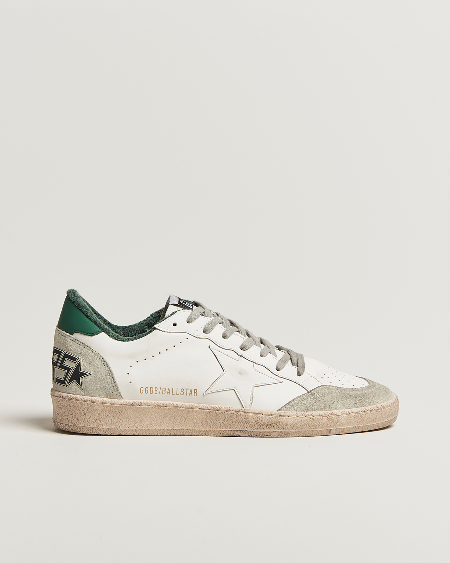 Herre | Sneakers | Golden Goose | Ball Star Sneakers White/Green