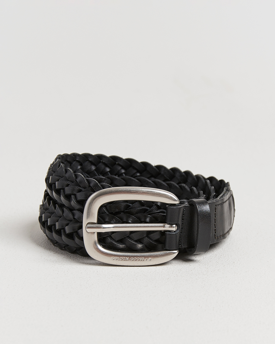 Herre | Bælter | Golden Goose | Woven Belt Black Calf