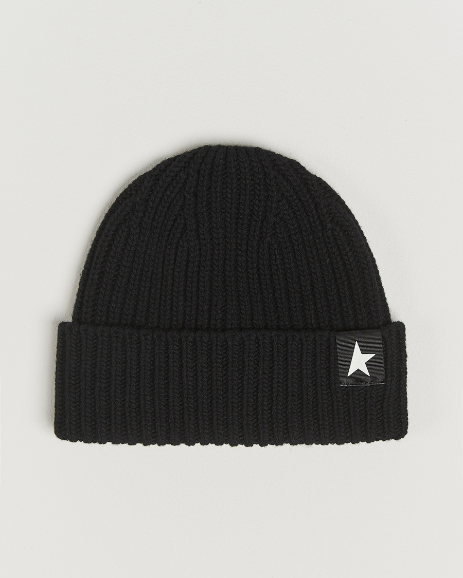 Herre | Huer | Golden Goose | Rib Wool Beanie Black
