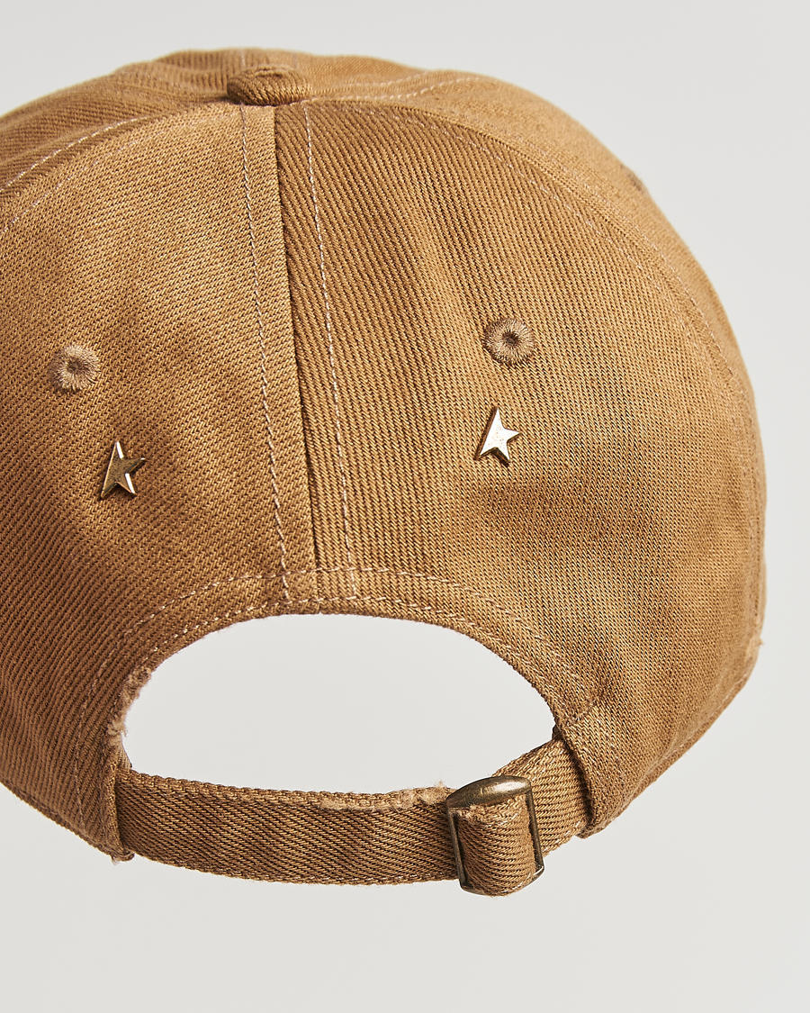 Herre | Hatte & kasketter | Golden Goose | Embroidered Cotton Cap Beige