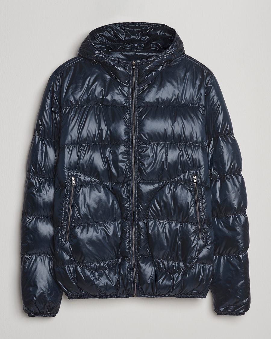 Herre | Jakker | Herno | Piumino Nylon Bomber Navy