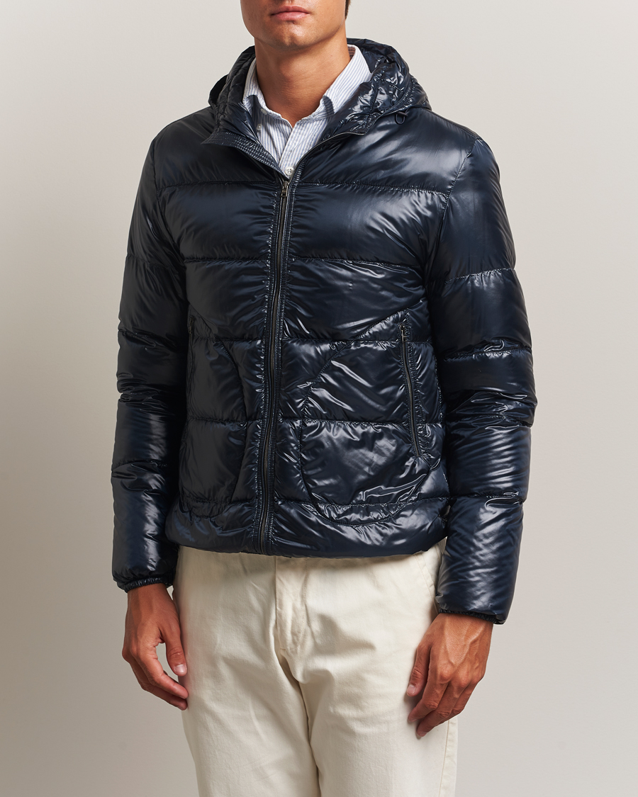 Herre | Jakker | Herno | Piumino Nylon Bomber Navy