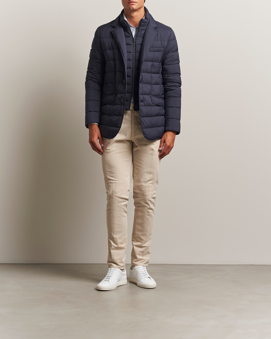 Herre | Jakker | Herno | Nylon Down Blazer Navy