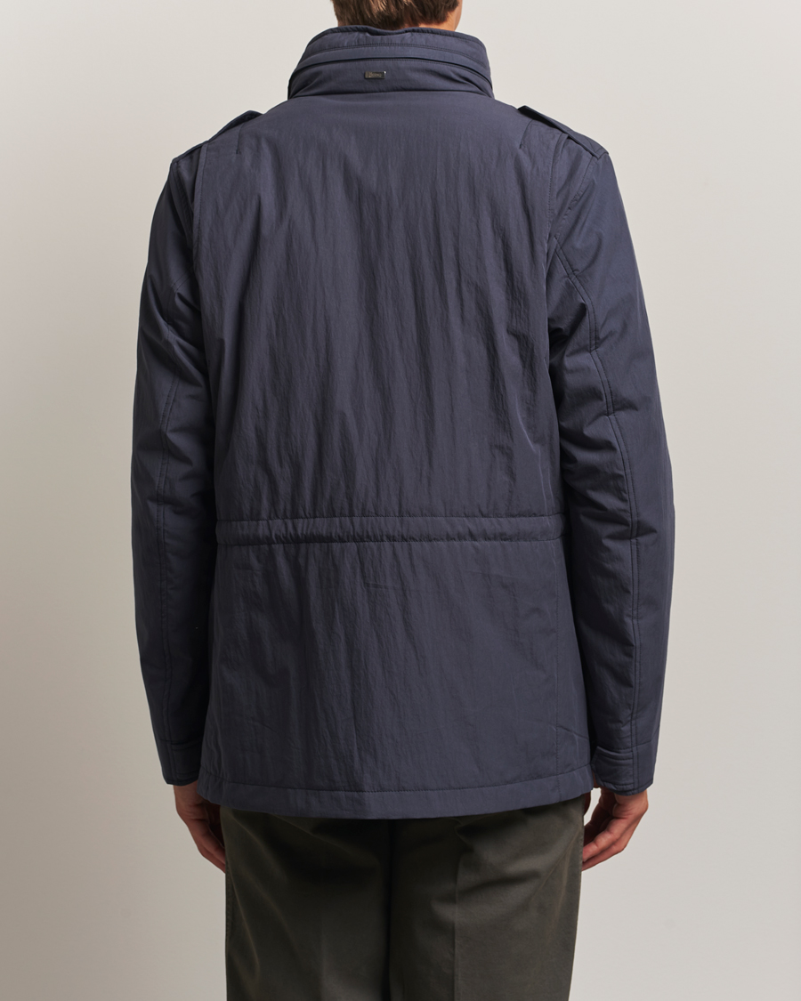Herre | Jakker | Herno | Soft Nylon Field Jacket Navy