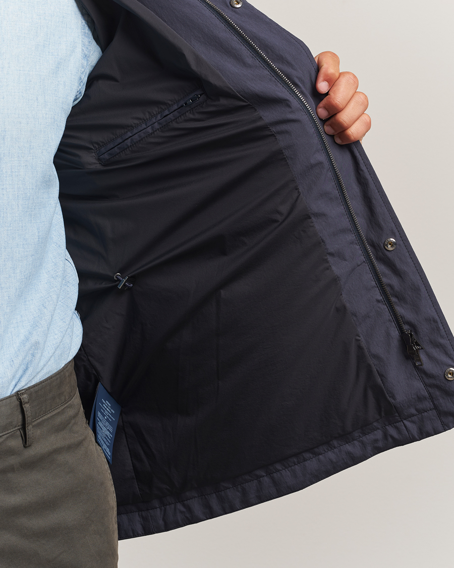 Herre | Jakker | Herno | Soft Nylon Field Jacket Navy