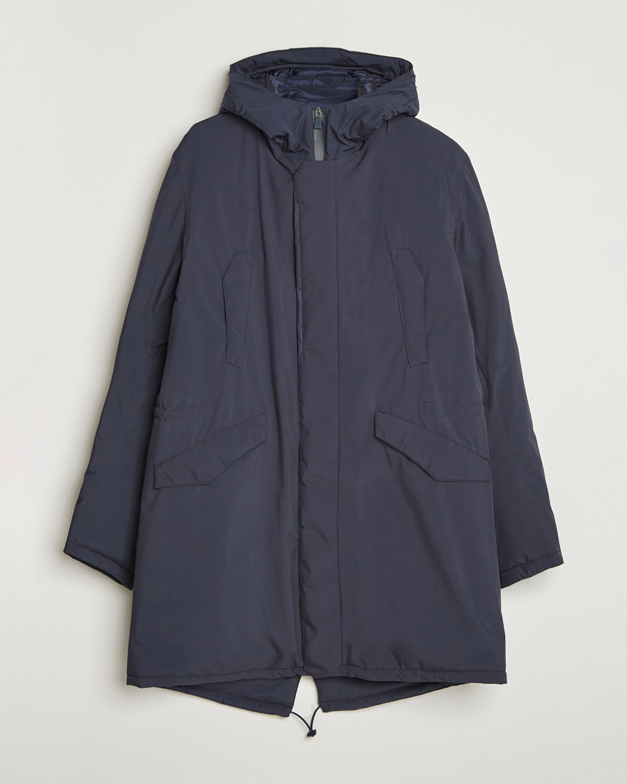 Herre | Jakker | Herno | Waterproof Fishtail Parka Navy