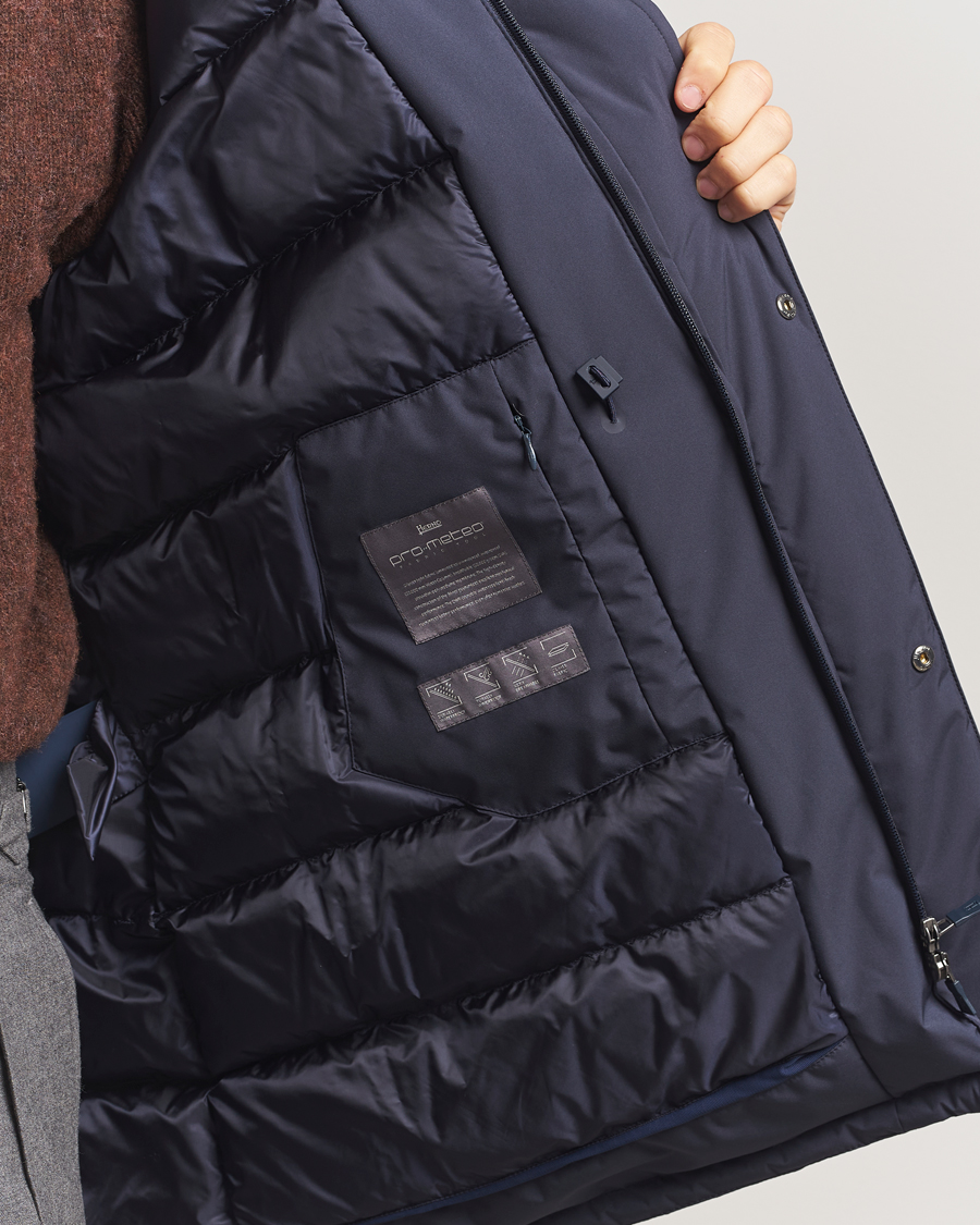 Herre | Jakker | Herno | Waterproof Fishtail Parka Navy