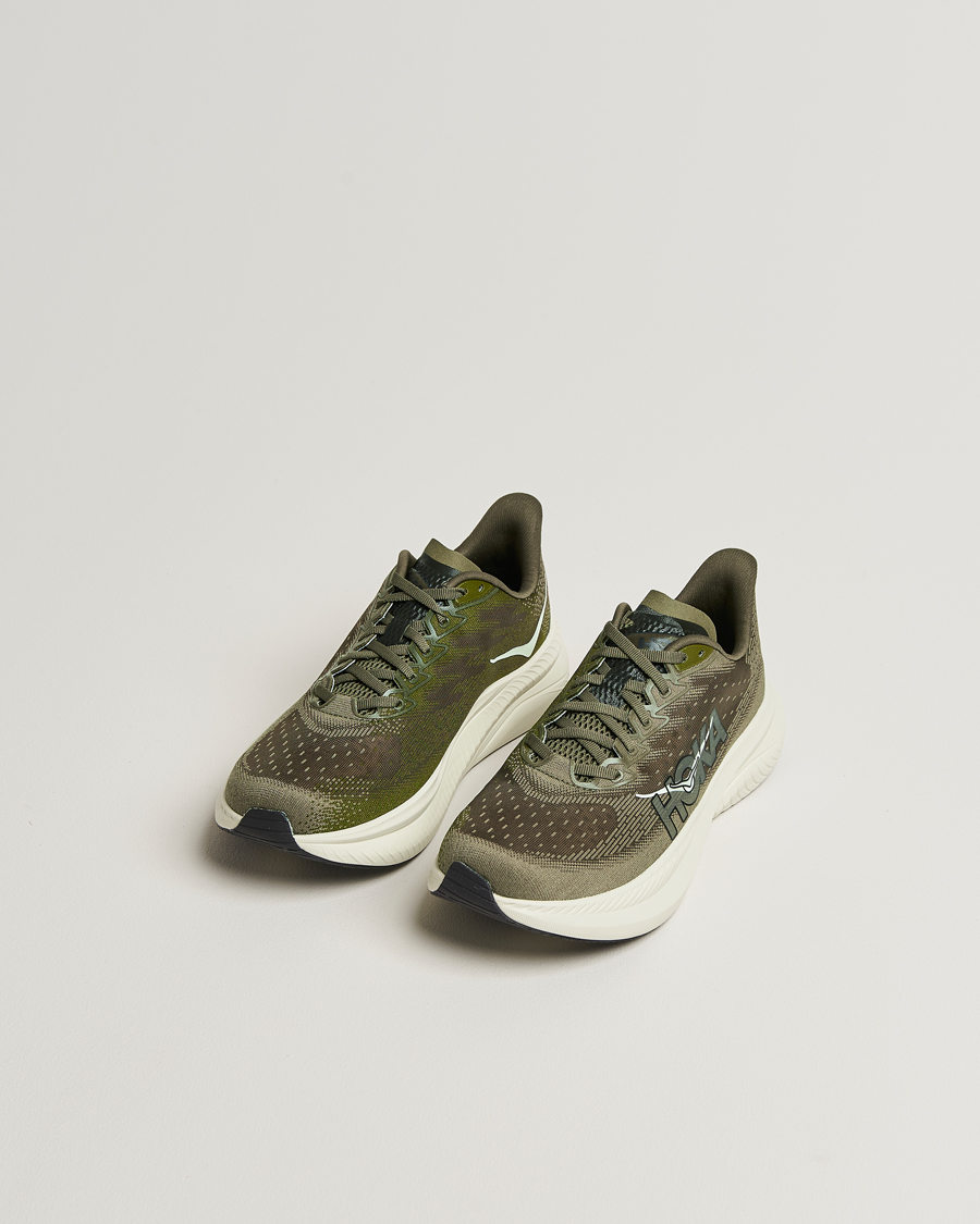 Herre | Løbesko | Hoka | One Mach 6 Running Sneakers Antique Olive/Truffle Salt