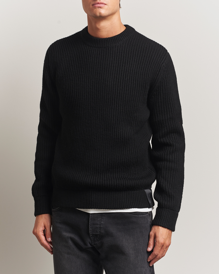Herre | Trøjer | Sail Racing | Ridge Wool Heavy Knitted Crew Neck Carbon