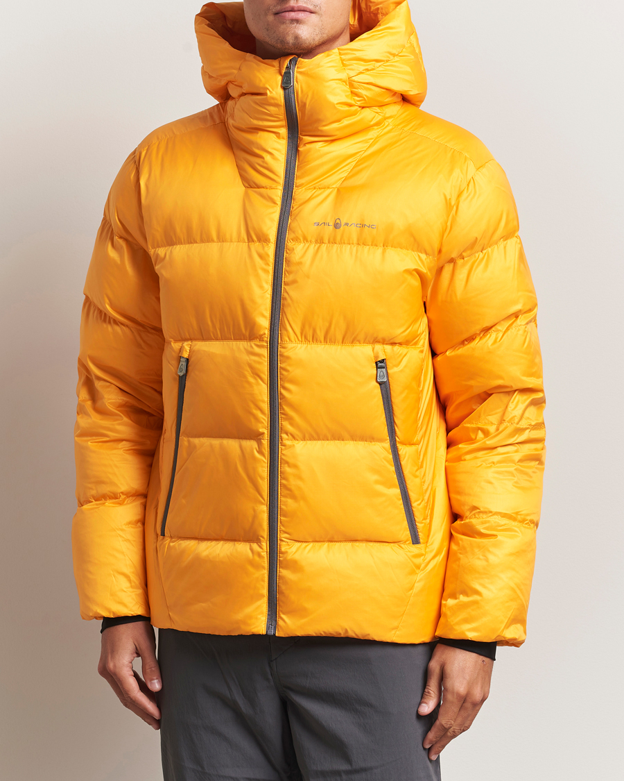 Herre | Jakker | Sail Racing | Cloud Down Hooded Jacket Sunset Orange