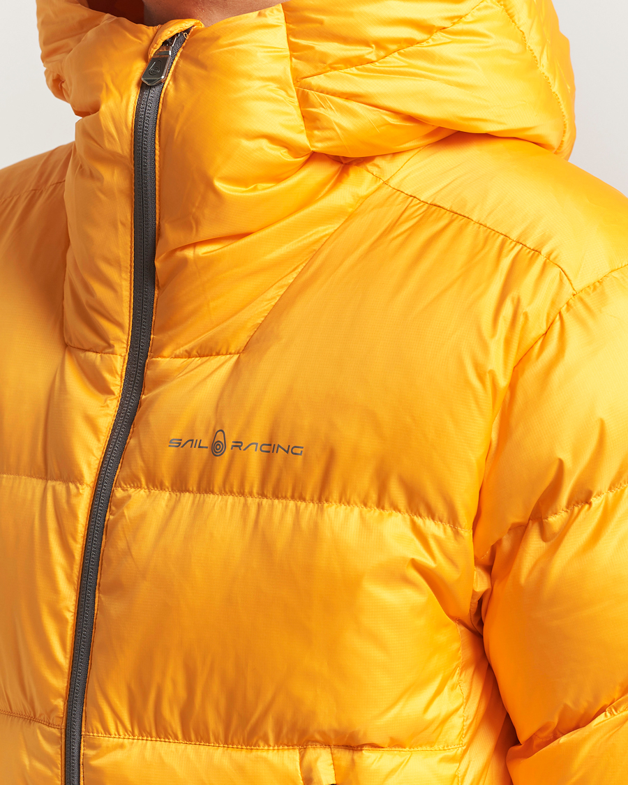 Herre | Jakker | Sail Racing | Cloud Down Hooded Jacket Sunset Orange