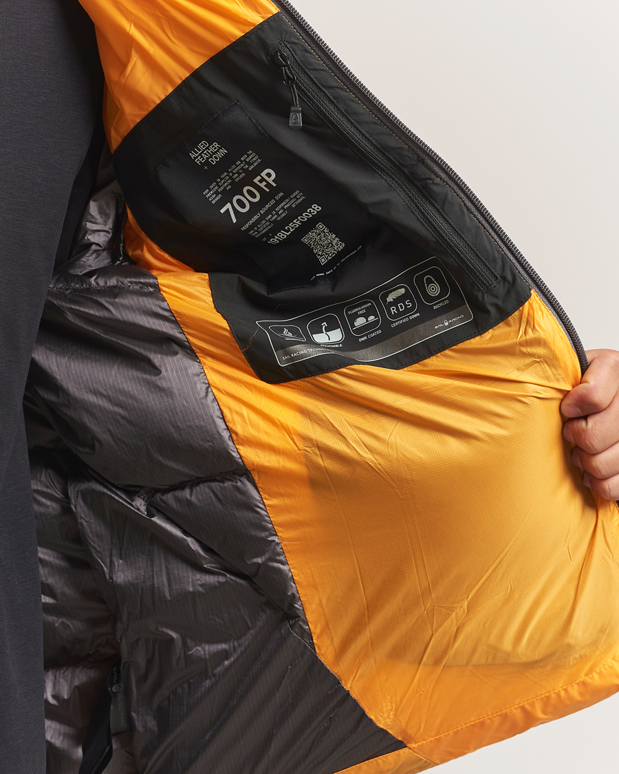 Herre | Jakker | Sail Racing | Cloud Down Hooded Jacket Sunset Orange