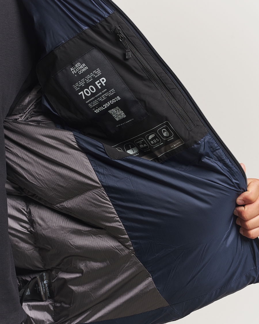 Herre | Jakker | Sail Racing | Cloud Down Hooded Jacket Dark Navy