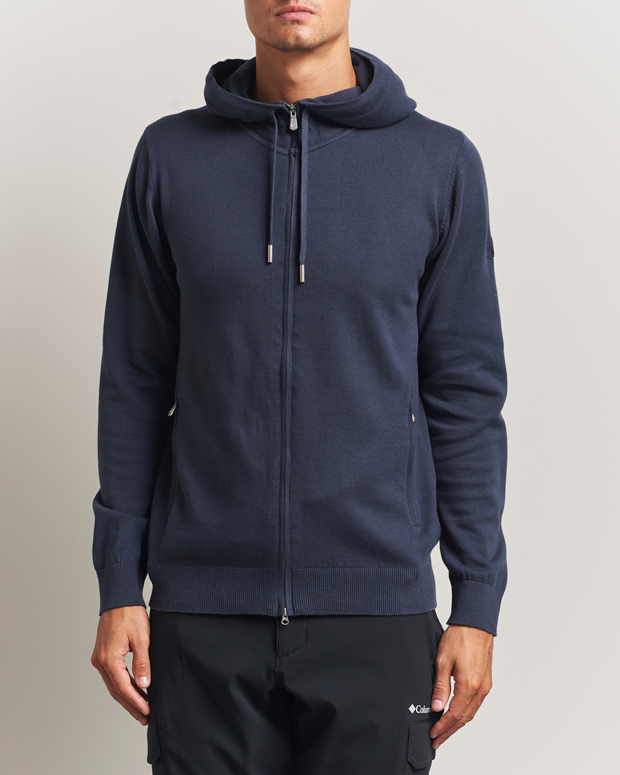 Herre | Trøjer | Sail Racing | Bowman Knitted Full Zip Hoodie Navy
