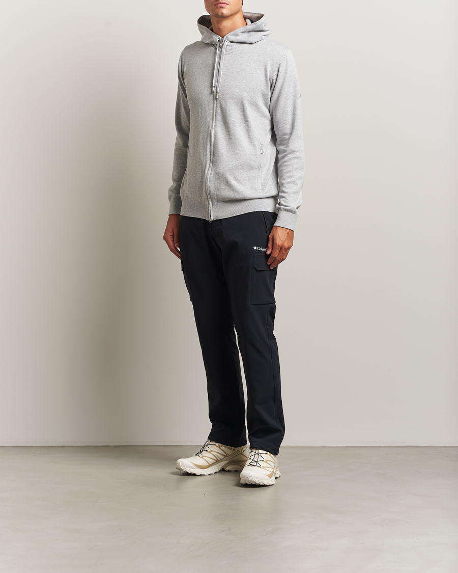Herre | Trøjer | Sail Racing | Bowman Knitted Full Zip Hoodie Grey Melange