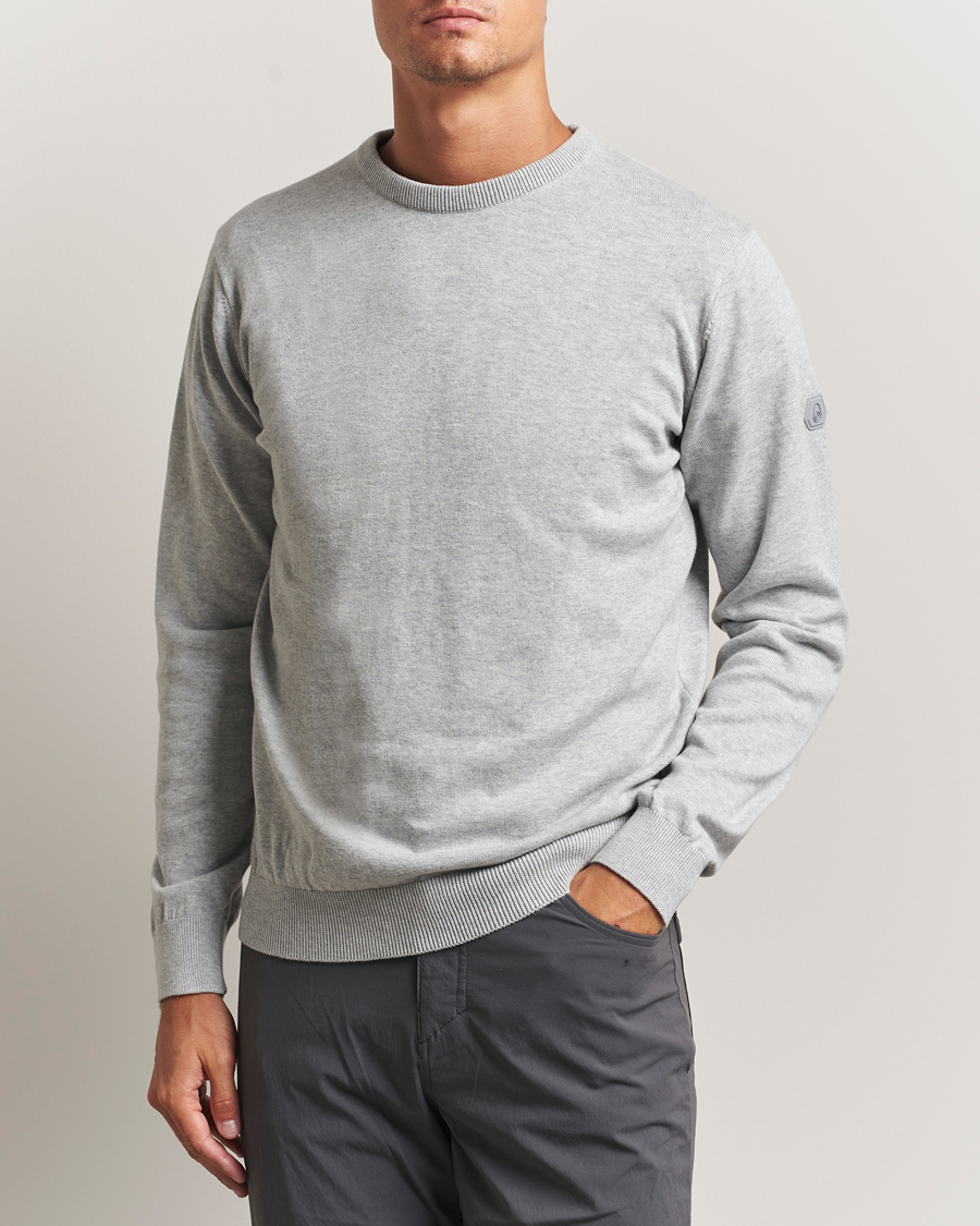 Herre | Trøjer | Sail Racing | Bowman Knitted Crew Neck Grey Melange