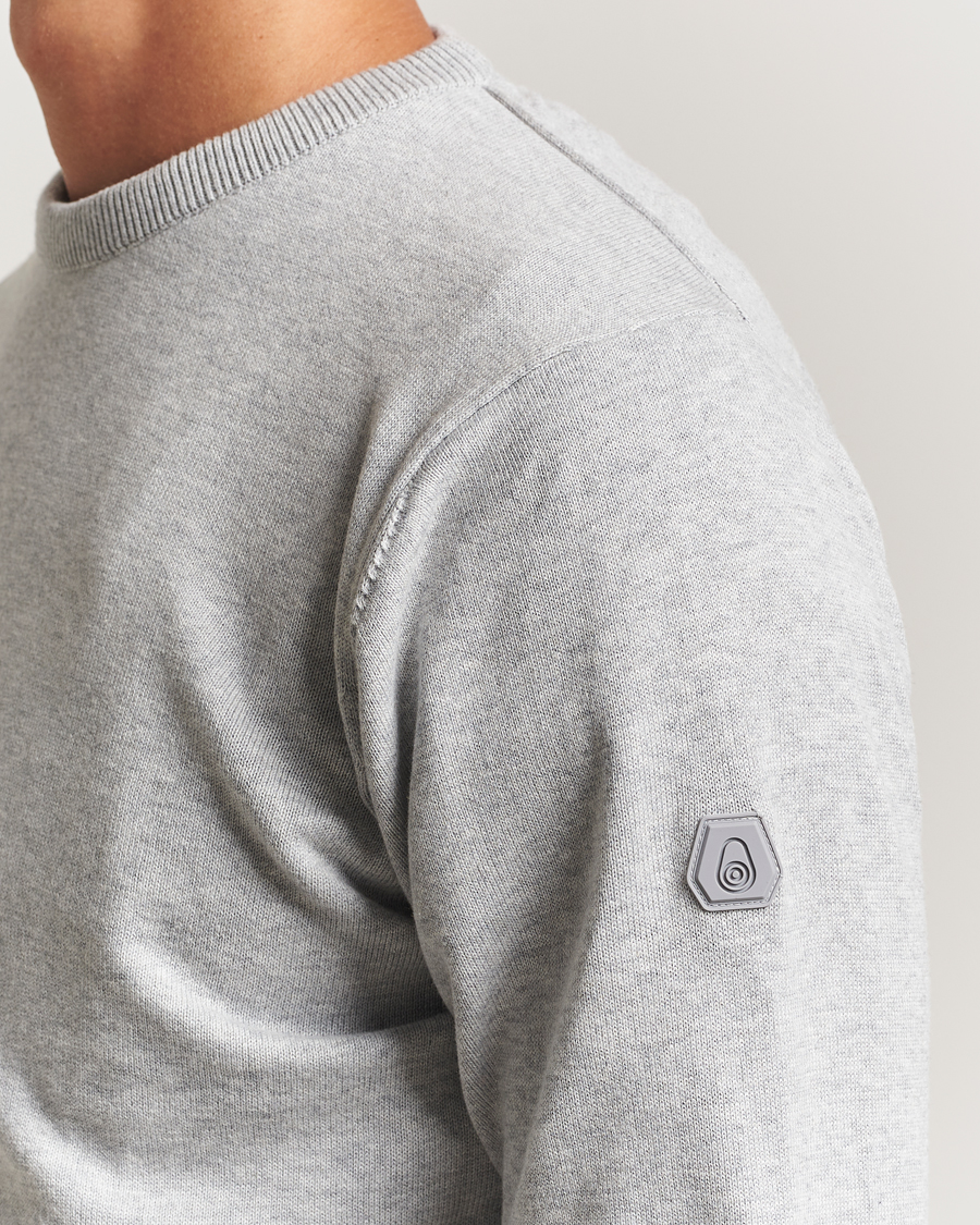 Herre | Trøjer | Sail Racing | Bowman Knitted Crew Neck Grey Melange