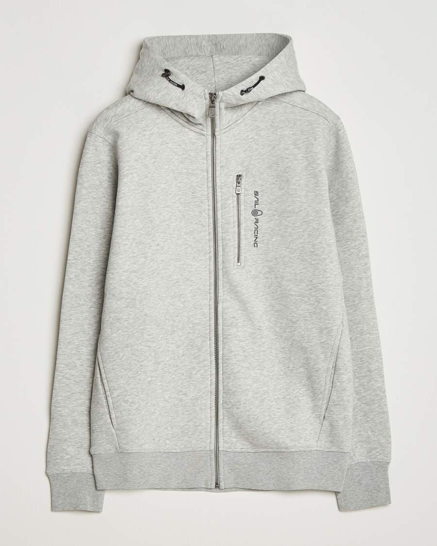 Herre | Trøjer | Sail Racing | Bowman Full Zip Hoodie Grey Melange