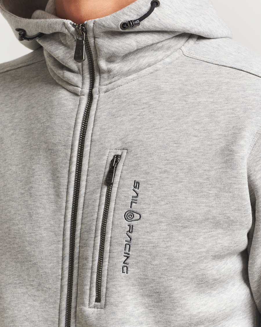 Herre | Trøjer | Sail Racing | Bowman Full Zip Hoodie Grey Melange