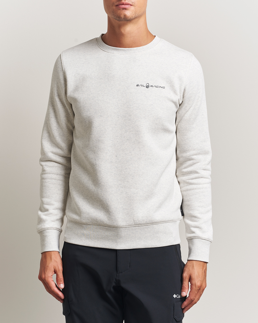 Herre | Trøjer | Sail Racing | Bowman Crew Neck Sweatshirt Light Grey Melange