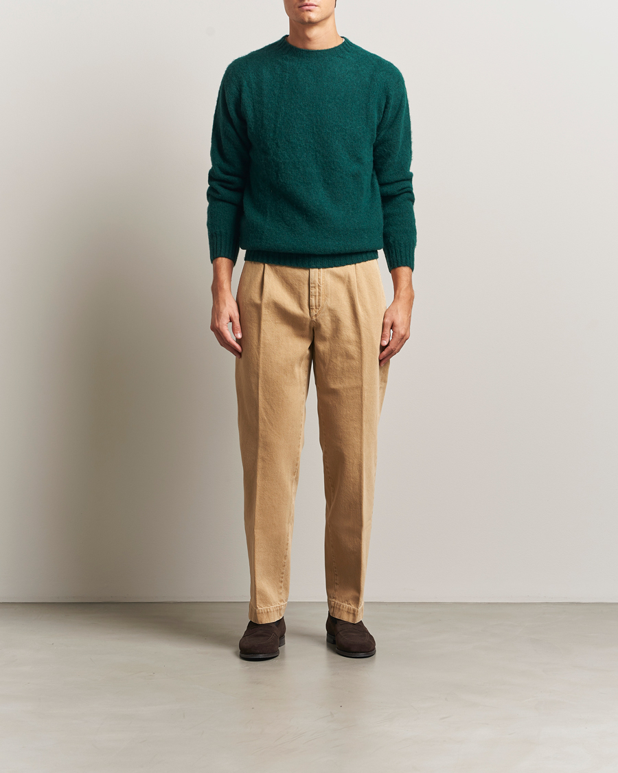 Herre | Bukser | Incotex | Regular Fit Bull Denim Slacks Beige