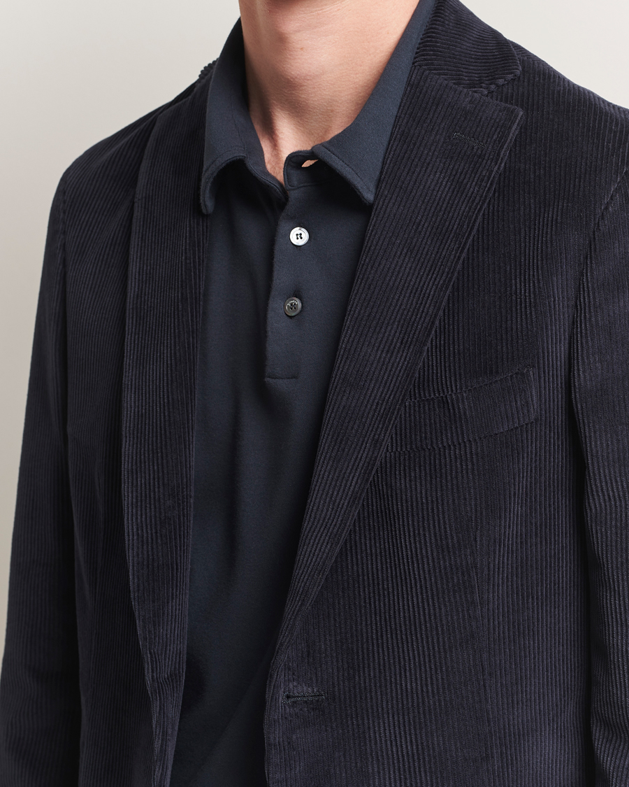 Herre | Blazere & jakker | Incotex | Corduroy Blazer Navy