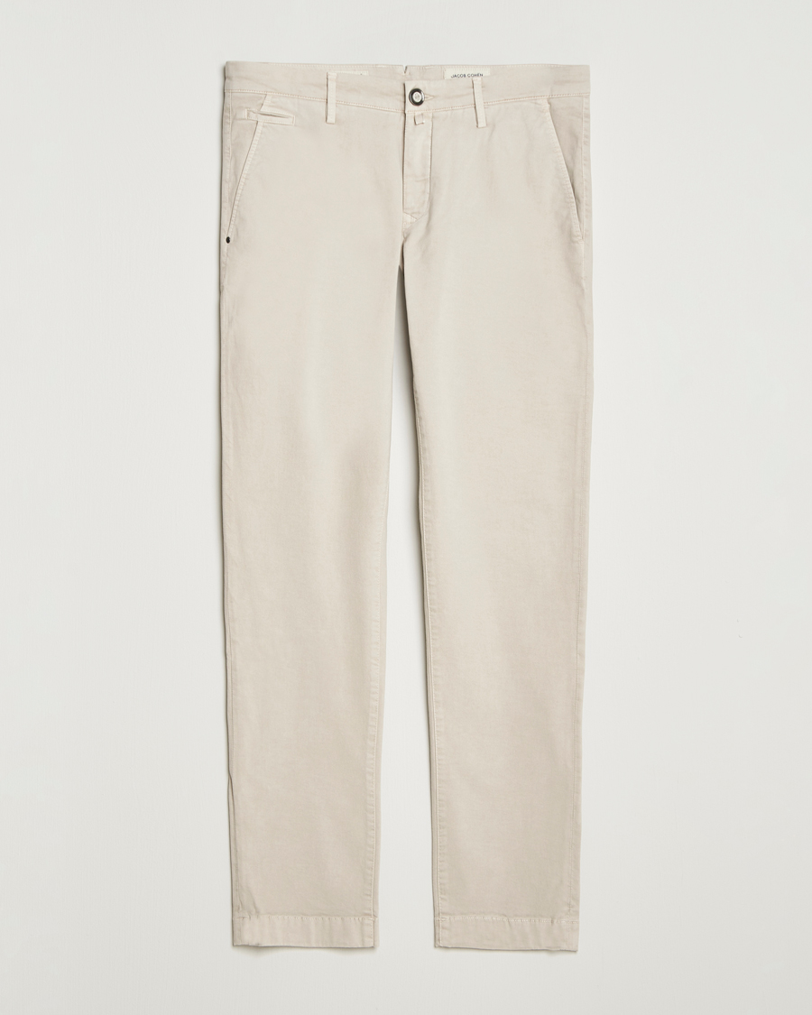 Herre | Bukser | Jacob Cohën | Bobby Cotton Chinos Beige