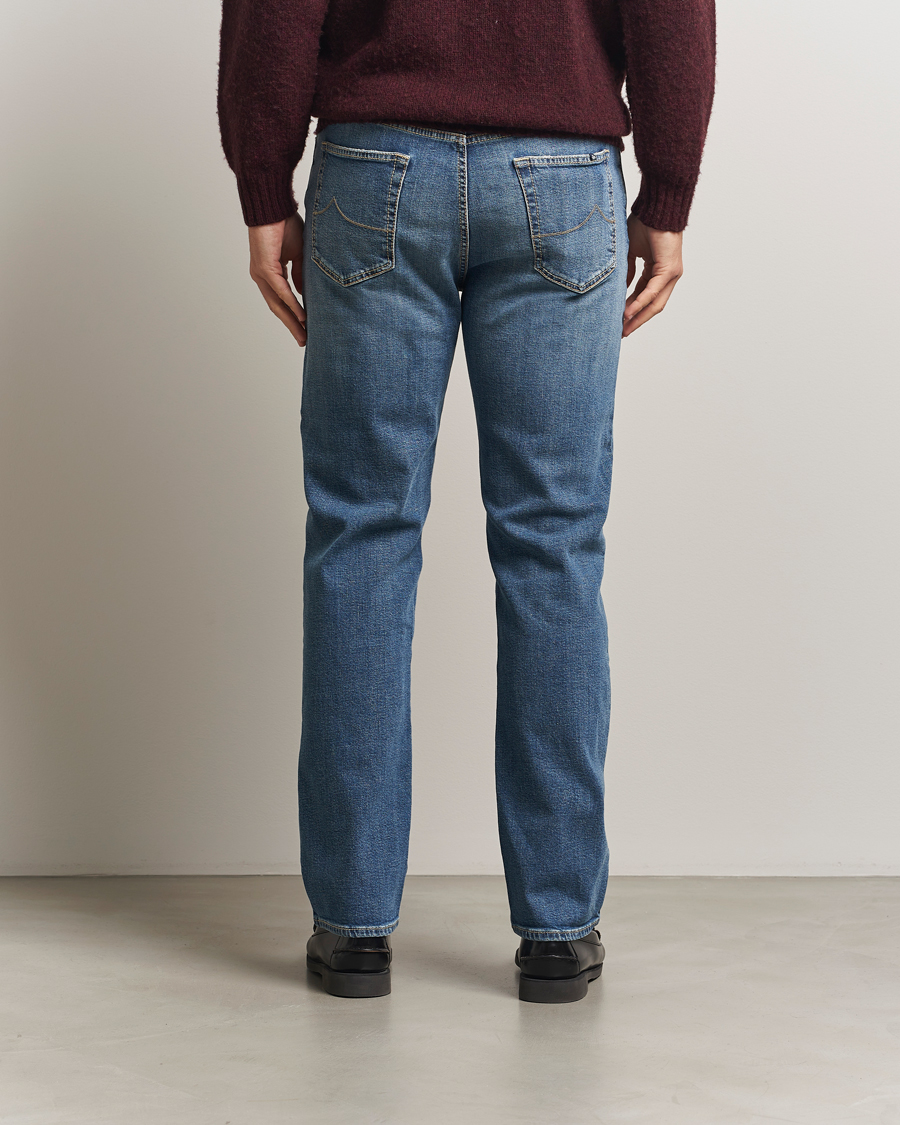 Herre | Jeans | Jacob Cohën | Edos Regular Straight Fit Jeans Light Blue