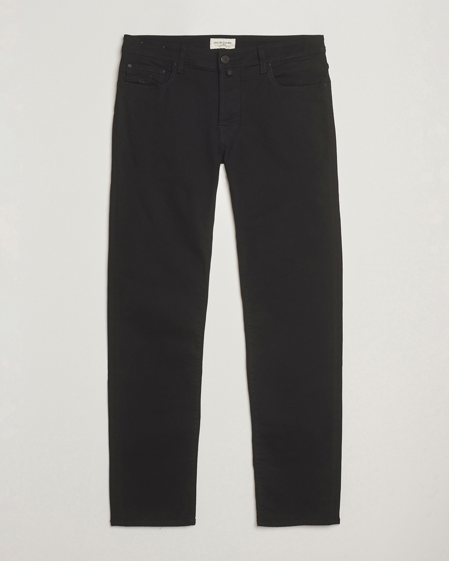 Herre | Jeans | Jacob Cohën | Bard Slim Fit Stretch Jeans Stay Black