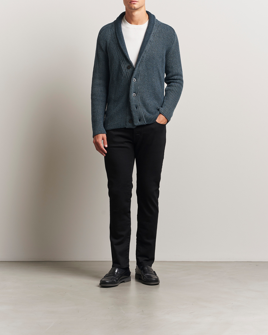 Herre | Jeans | Jacob Cohën | Bard Slim Fit Stretch Jeans Stay Black