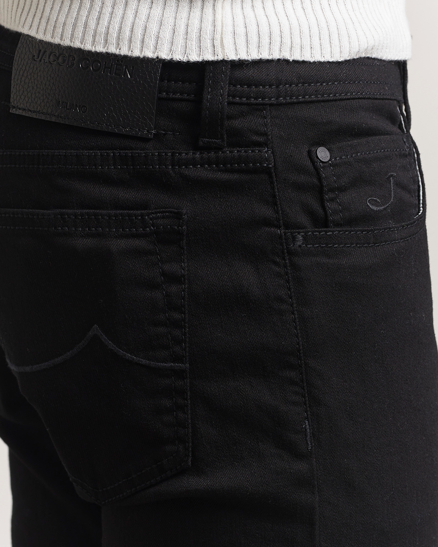 Herre | Jeans | Jacob Cohën | Bard Slim Fit Stretch Jeans Stay Black