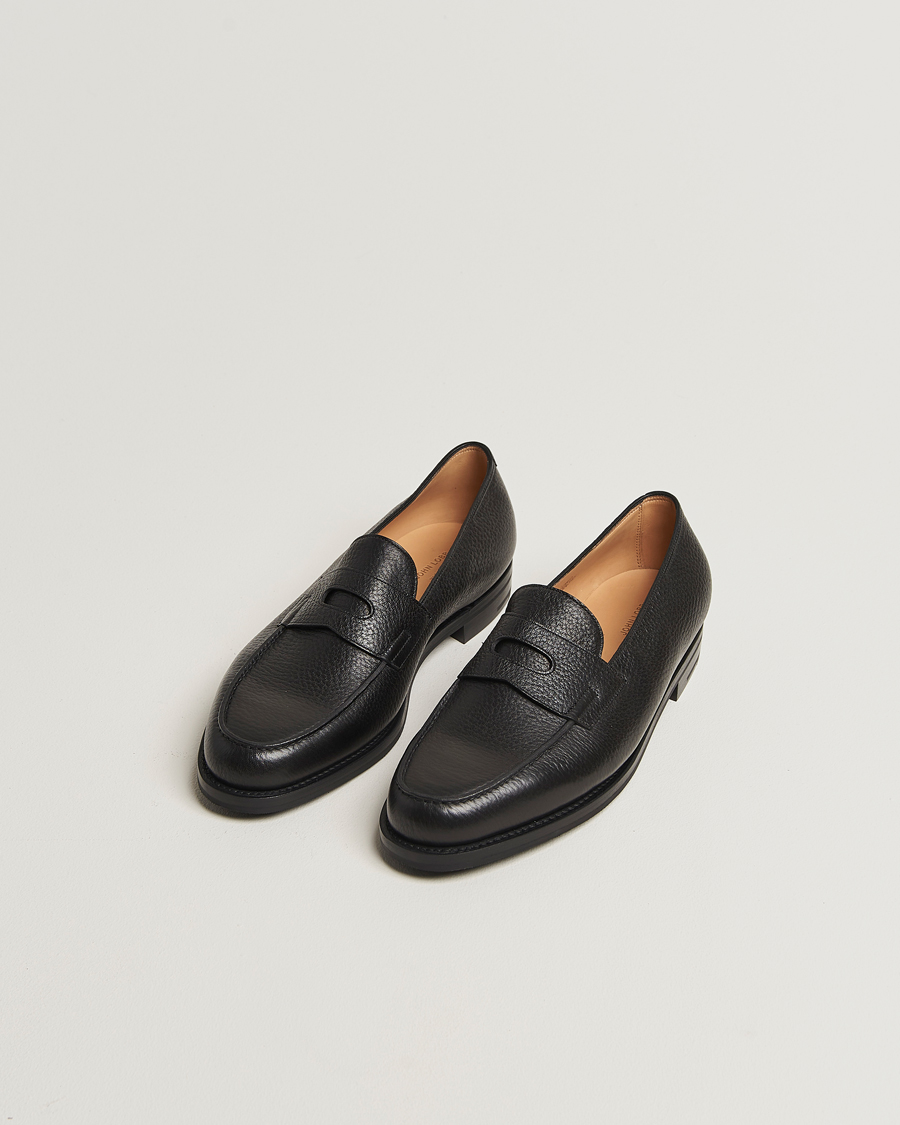 Herre | Loafers | John Lobb | Lopez Penny Loafer Black Grain