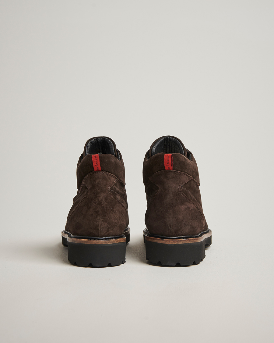 Herre | Støvler | Kiton | St Moritz Winter Boots Dark Brown Suede