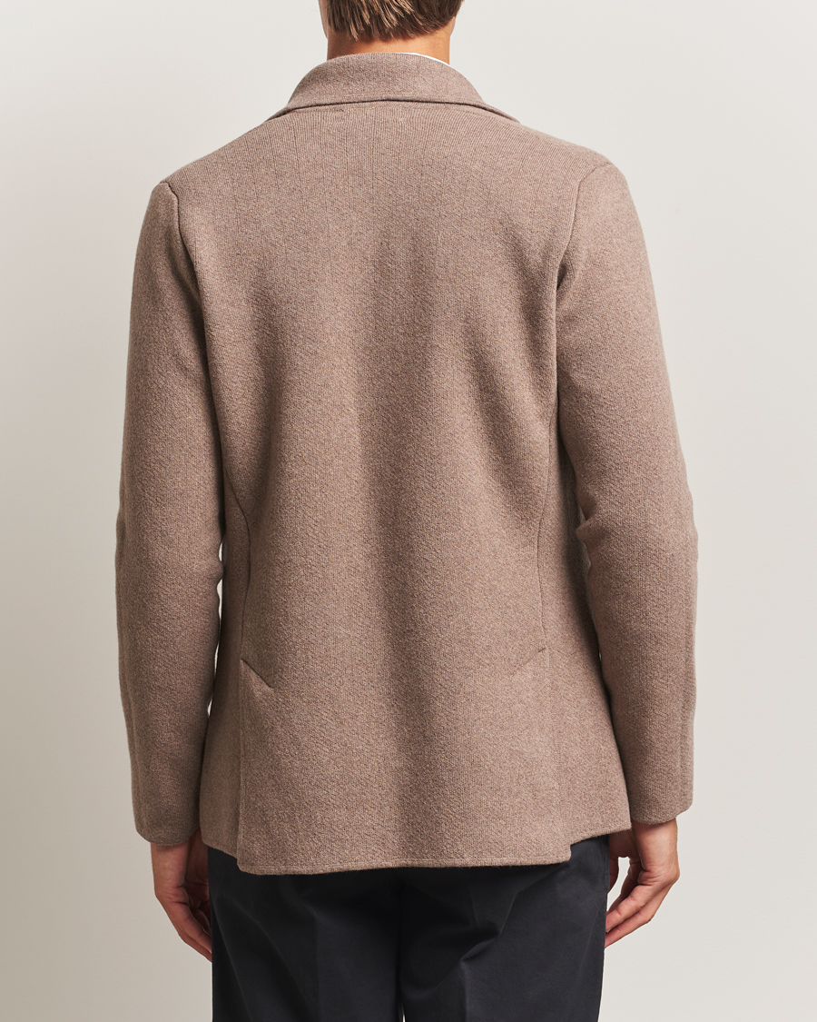 Herre | Blazere & jakker | Lardini | Knitted Wool Blazer Brown